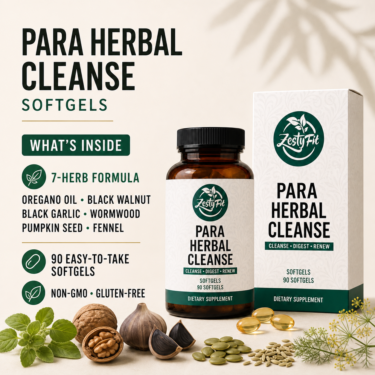 Para Herbal Cleanse™ Softgels - Image 3